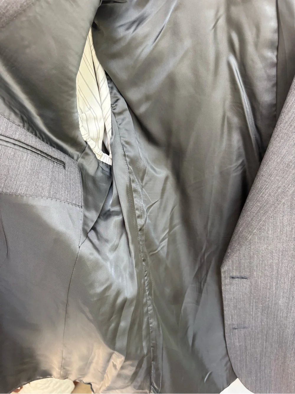 Jos. A. Bank Men's Dark Charcoal Two-Button Suit Blazer